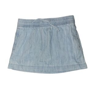 Old Navy Blue Smocked A-Line Mini Skirt